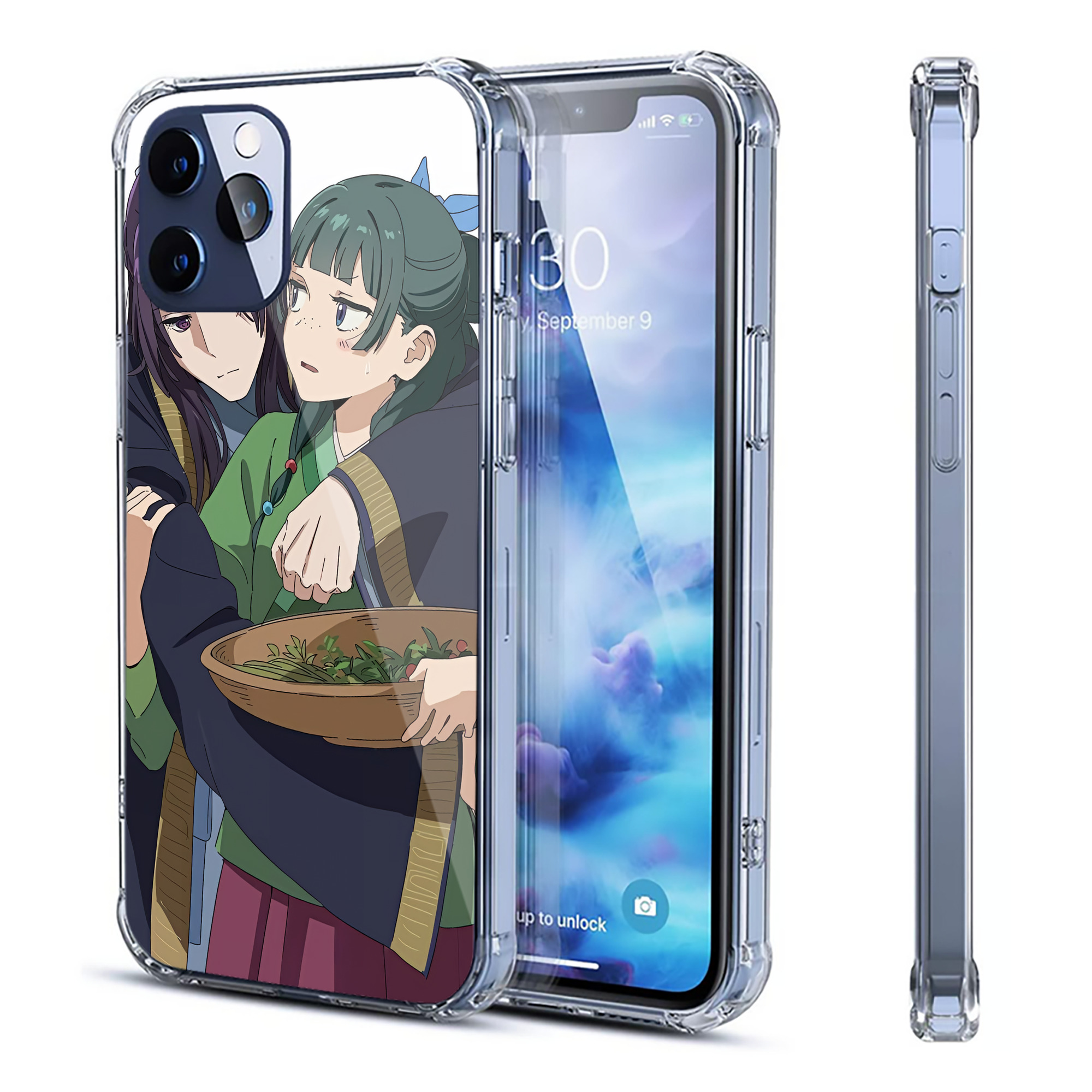 （画像用） 薬屋のひとりごと The Apothecary Diaries 【iPhone 12シリーズ対応】透明スマホケース（クリアソフトケース）